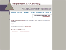 Tablet Screenshot of insighthc.com